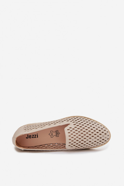 s prvkami prelamovania topánky Dámske béžová Flariette