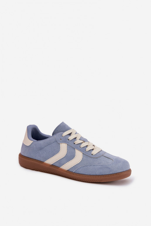 Tenisky model obuvi Dámskez eko semišuu Modrá Jesavella