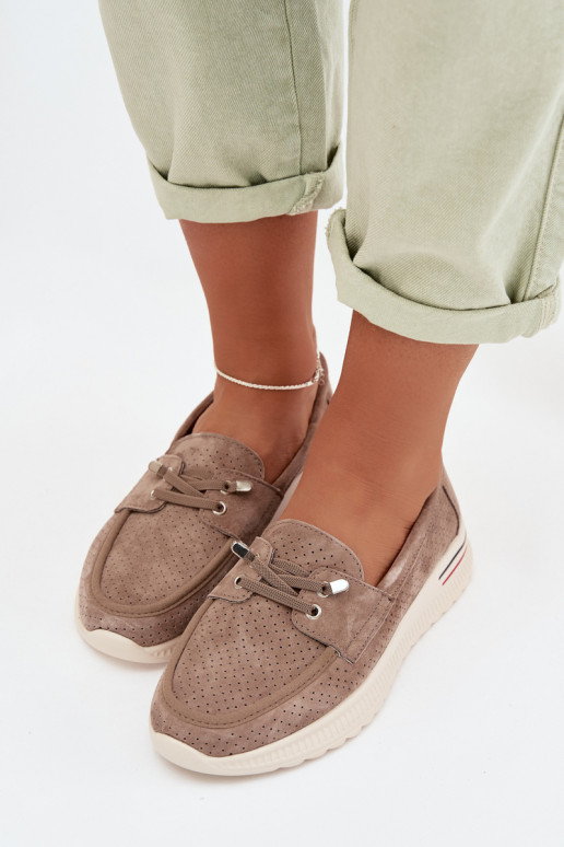 topánkyZapnutéturalnego zo semišuu béžová Selorette