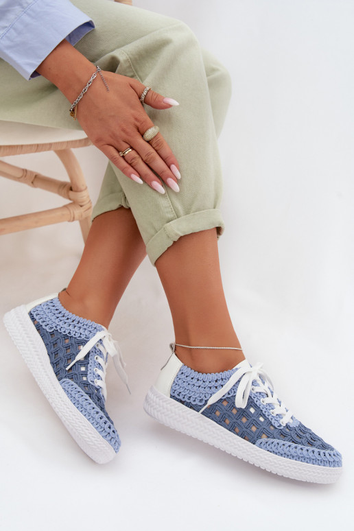 so vzormi Kožené topánky Dámske D&A GR61-5951 Modrá