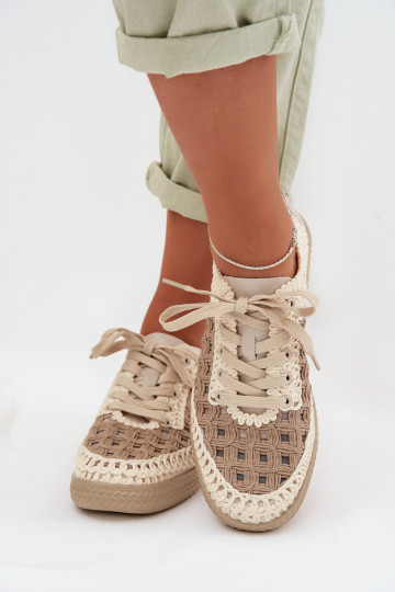 so vzormi Kožené topánky Dámske D&A GR61-5951 béžová 2