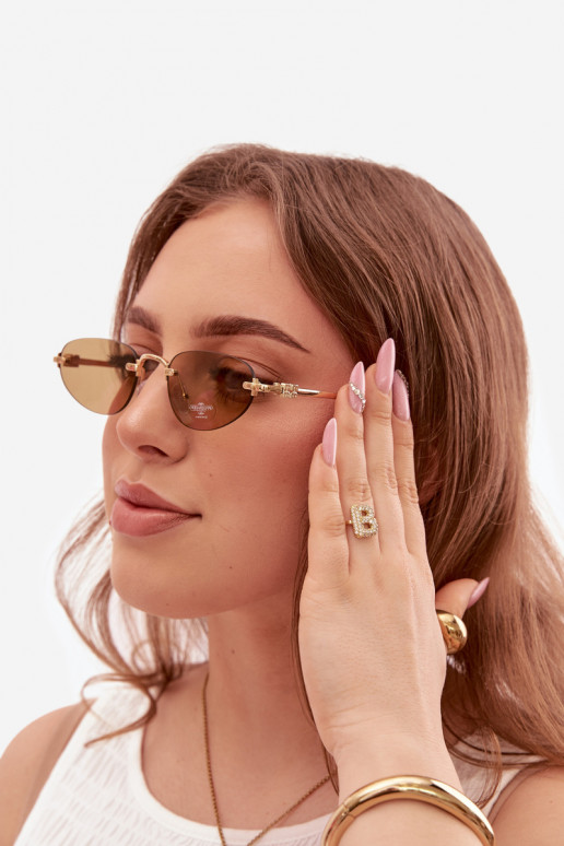 Slnečné okuliare Dámske Hnedá farba