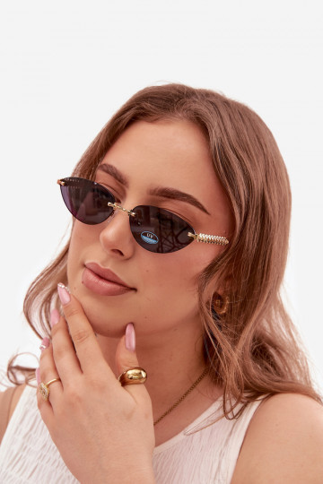 Slnečné okuliare DámskeFiltrem UV tmavomodrá 2