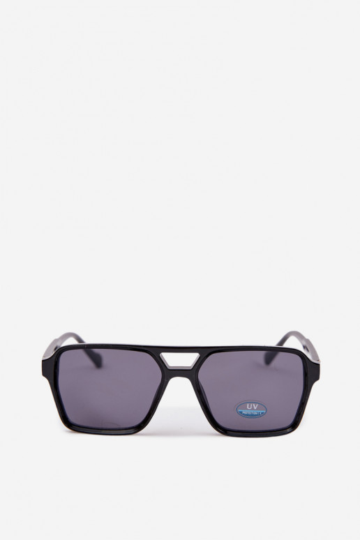 Slnečné okuliare Dámske Ze zlatej farbym Detalem čierna