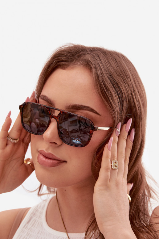 Slnečné okuliare DámskeFiltrem UV hnedá-čierna