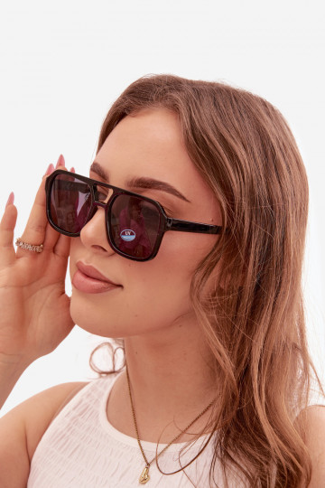 Slnečné okuliare Dámske Čierna a-Modrá 2