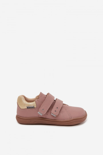Detské kožené Barefoot topánky Bartek 8600355 ružové 2