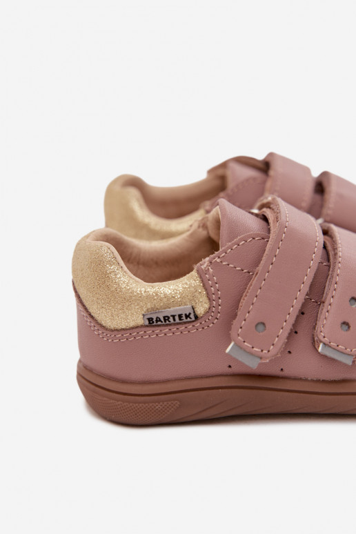 topánky Barefoot Kožené deti Bartek 8600355 Ružová