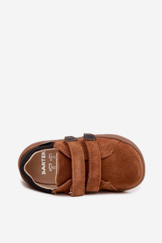 Kožené topánky Barefoot deti Bartek 8600363 Hnedá farba