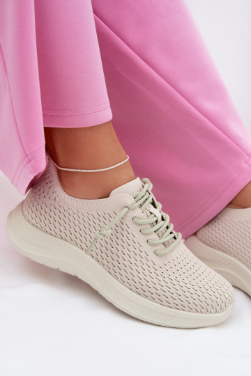 materiál tenisky Dámske béžová Carmivelle