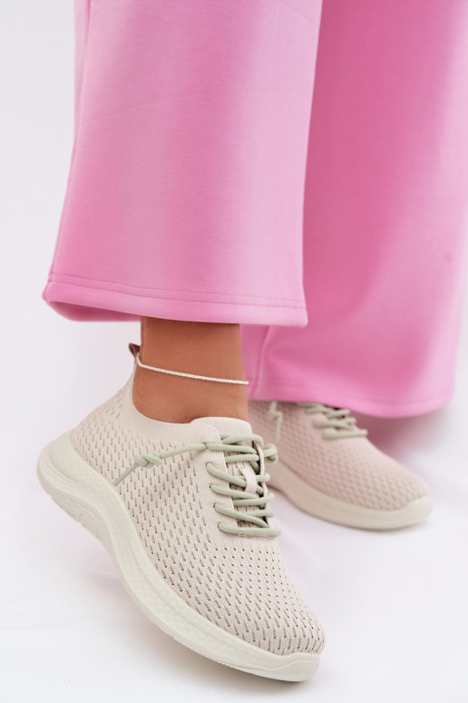 materiál tenisky Dámske béžová Carmivelle