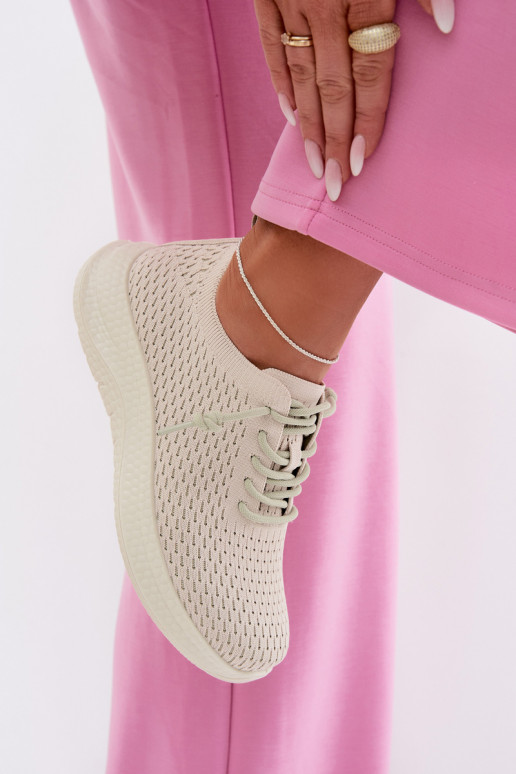 materiál tenisky Dámske béžová Carmivelle