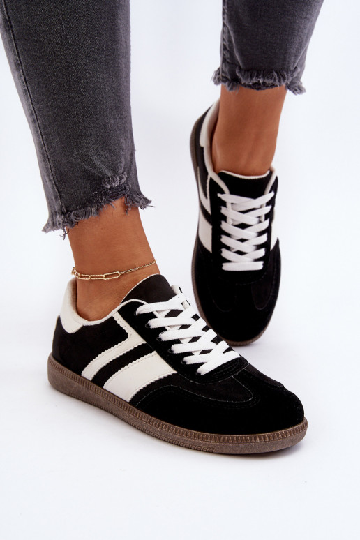 Dámska nízka Tenisky model obuvi tenisky čierna Eudiopis