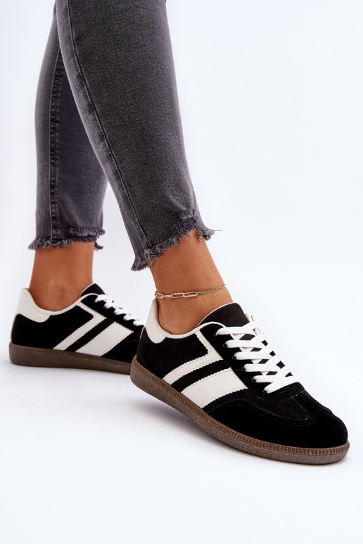 Dámska nízka Tenisky model obuvi tenisky čierna Eudiopis