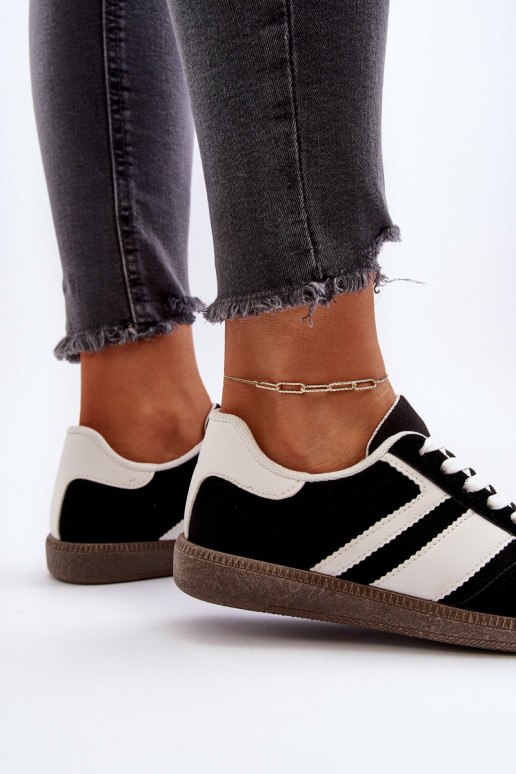 Dámska nízka Tenisky model obuvi tenisky čierna Eudiopis