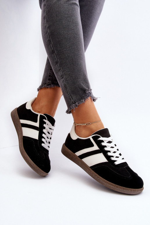 Dámska nízka Tenisky model obuvi tenisky čierna Eudiopis