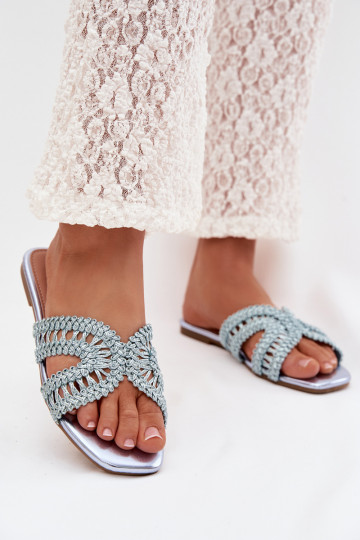 Papuče Dámsky byt Modrá Fariella 2