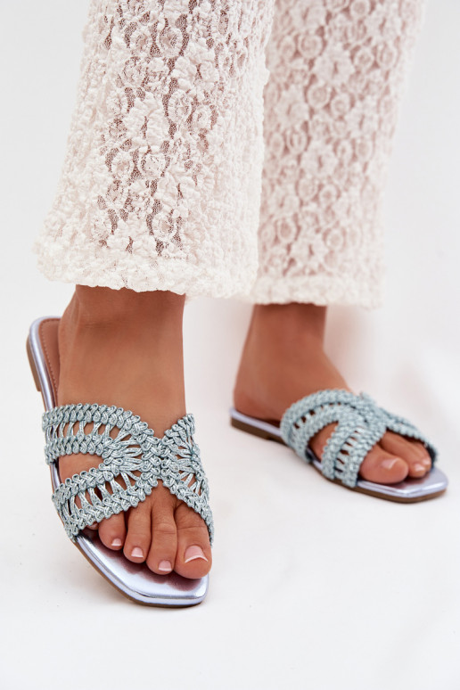 Papuče Dámsky byt Modrá Fariella