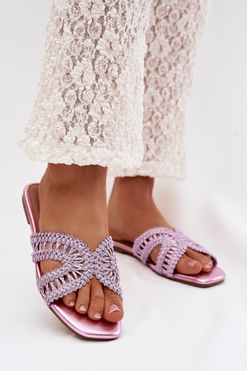 Papuče Dámsky byt Fialová Fariella