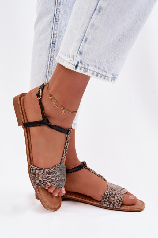 Sandále pre ženy čierna Nexora