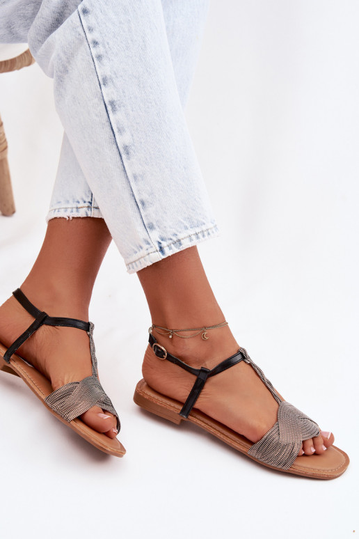 Sandále pre ženy čierna Nexora