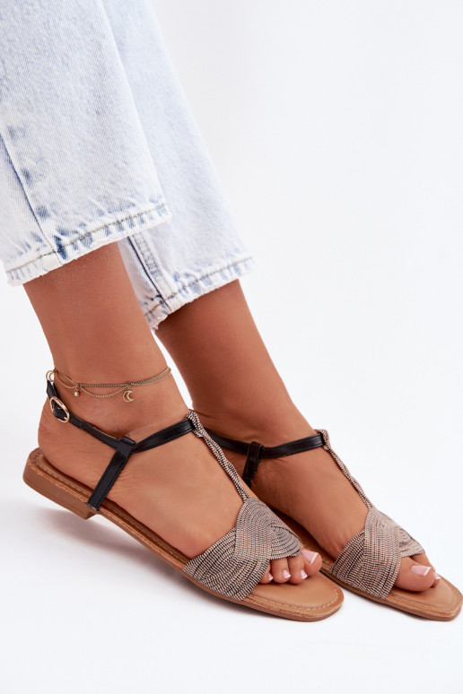 Sandále pre ženy čierna Nexora