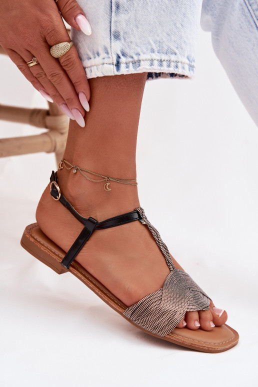 Sandále pre ženy čierna Nexora