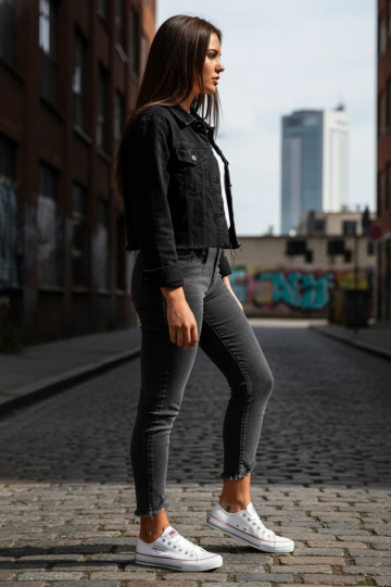 Dámske topánky Big Star NN274235 biele