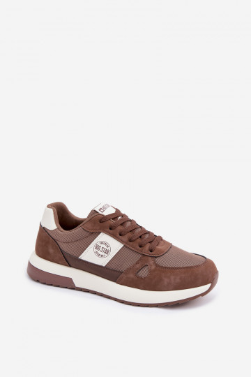Pánske športové tenisky Big Star TT174353 hnedej farby