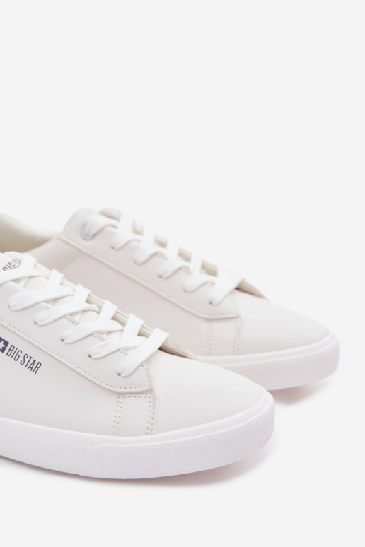 pre mužov bežná obuv z eko kože Big Star TT174001 biela farba