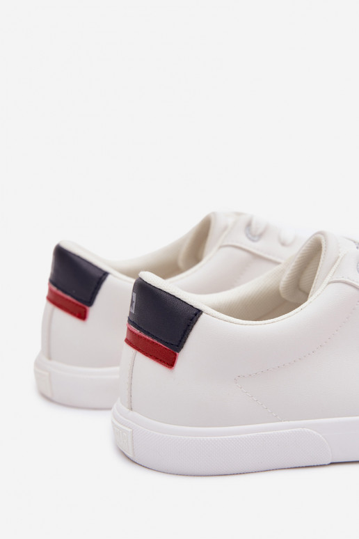 pre mužov bežná obuv z eko kože Big Star TT174001 biela farba