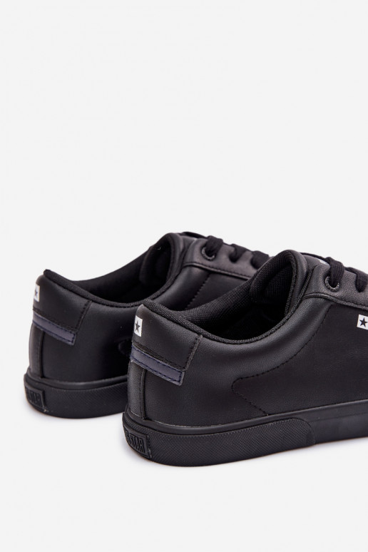 pre mužov bežná obuv z eko kože Big Star TT174002 čierna