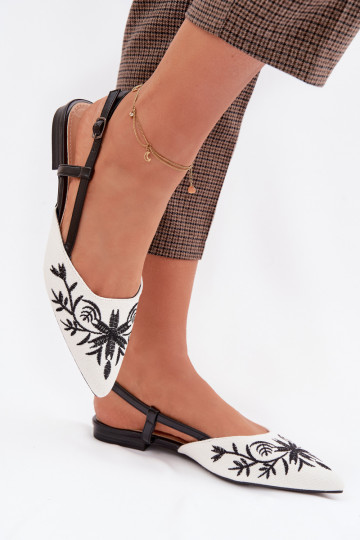 Dámske sandáleHaftem Zapnuté rovná sa čierna Grelia