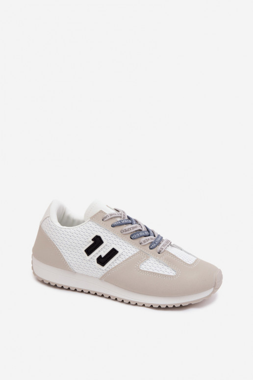 Tenisky model obuvi Dámske S Ornatem Šnurovaniem sivá Henira