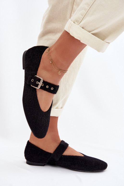 Balerínky Dámske s popruhmi čierna Pamira