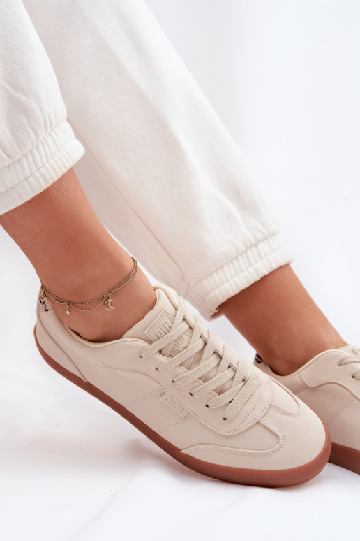 Tenisky model obuvi Dámske materiál Big Star TT274358 béžová