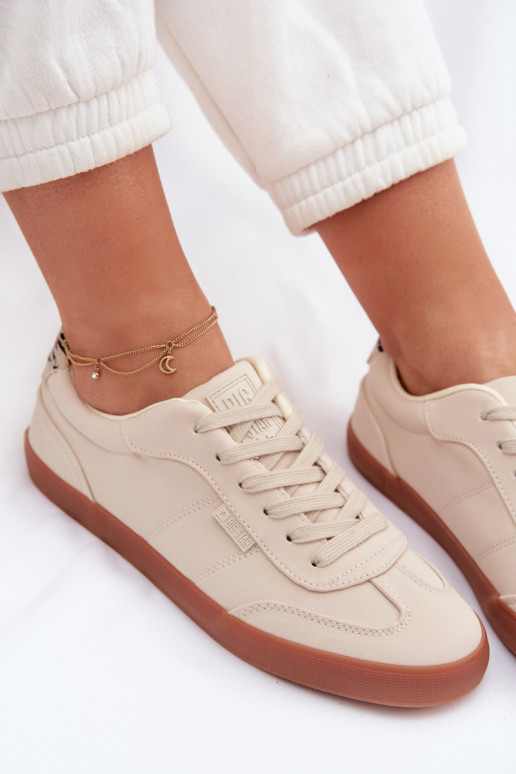 Tenisky model obuvi Dámske materiál Big Star TT274358 béžová