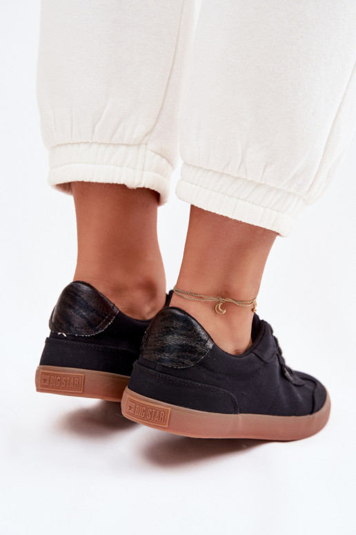 Tenisky model obuvi Dámske materiál Big Star TT274356 čierna
