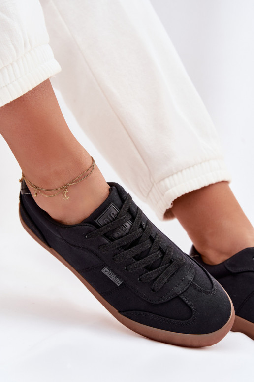 Tenisky model obuvi Dámske materiál Big Star TT274356 čierna