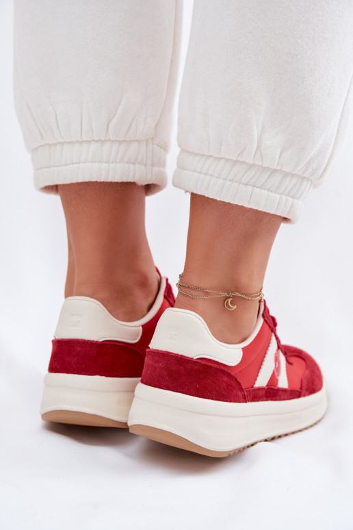 Tenisky model obuvi Dámske Big Star TT274158 červená