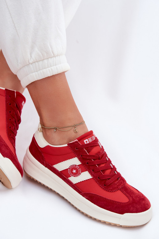 Tenisky model obuvi Dámske Big Star TT274158 červená