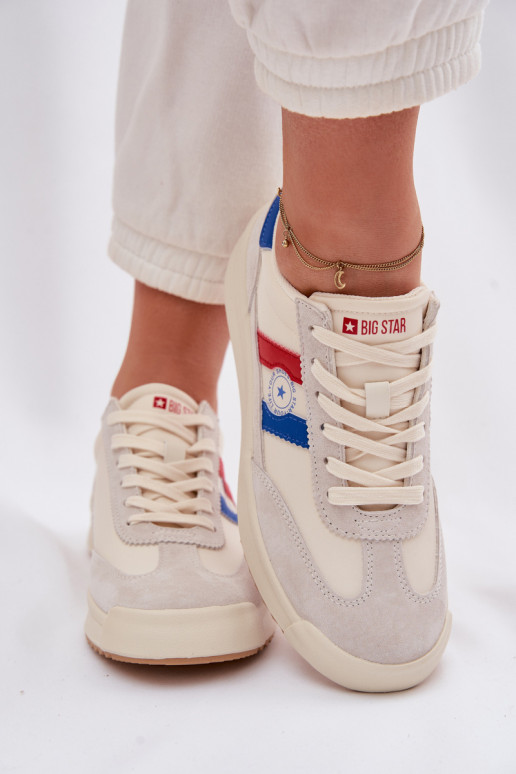 Tenisky model obuvi Dámske Big Star TT274161 béžová