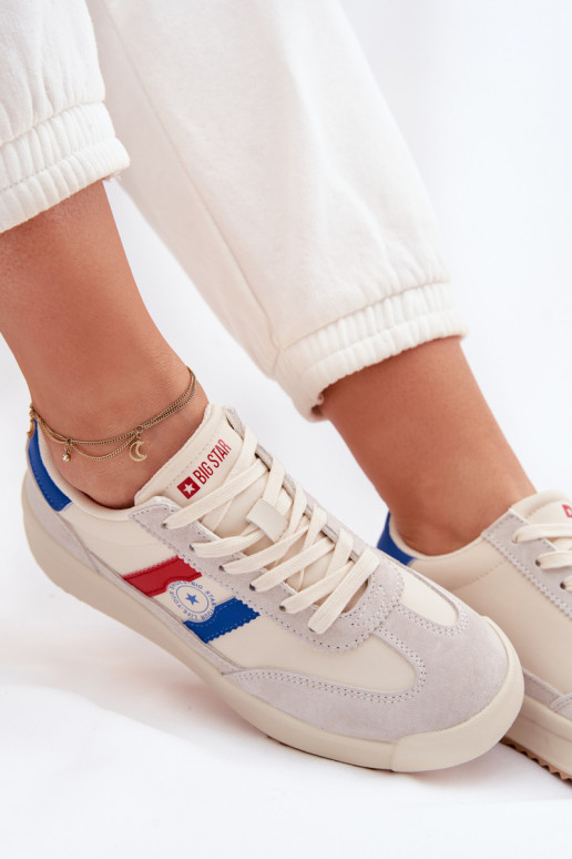 Tenisky model obuvi Dámske Big Star TT274161 béžová