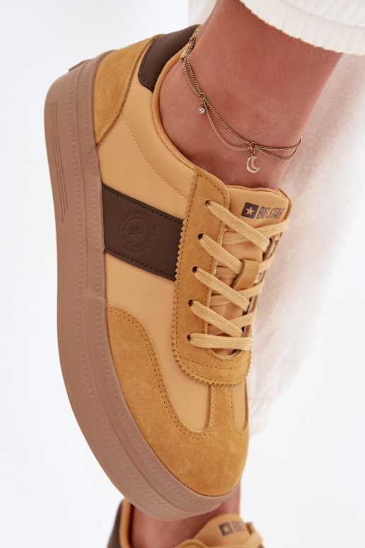 zo semišu Tenisky model obuvi Dámske Big Star TT274166 žltá