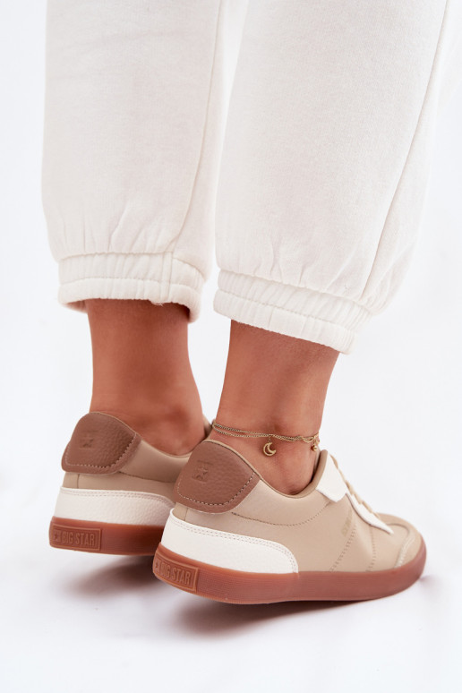 Tenisky model obuvi Dámske Big Star TT274420 béžová