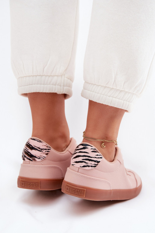 Tenisky model obuvi Dámske materiál Big Star TT274359 Ružová