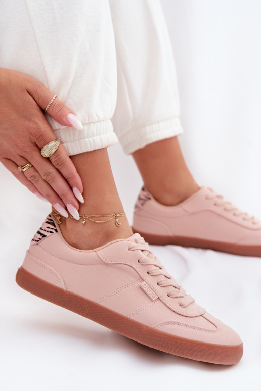 Tenisky model obuvi Dámske materiál Big Star TT274359 Ružová