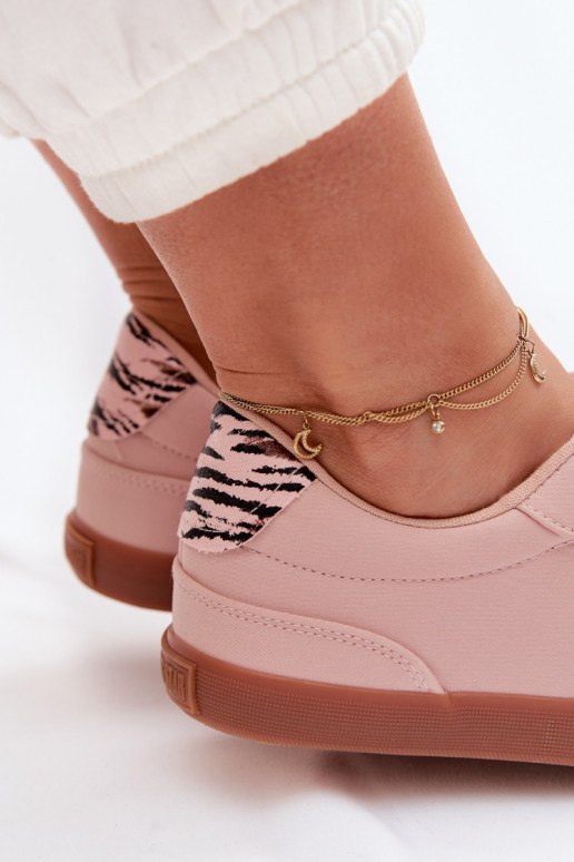 Tenisky model obuvi Dámske materiál Big Star TT274359 Ružová