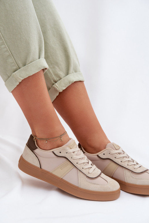 Tenisky model obuvi Dámske Big Star TT274174 béžová