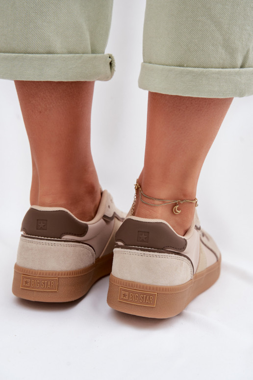 Tenisky model obuvi Dámske Big Star TT274174 béžová